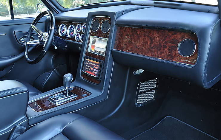 Aubrey King 1940 Buick Super Coupe interior