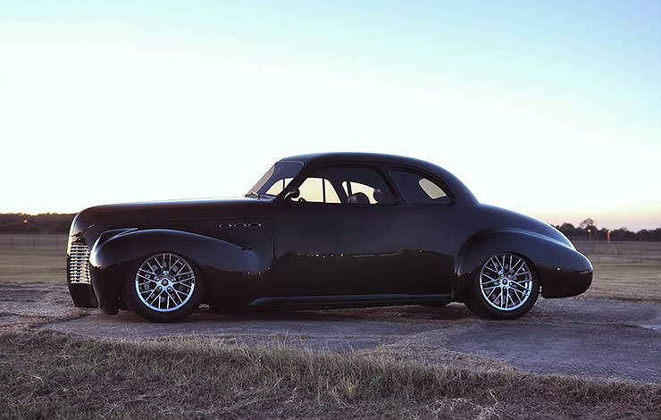 Aubrey King 1940 Buick Super Coupe left