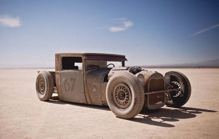 1928 Ford Model A pickup rat rod