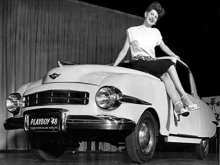 1948 Playboy car premiere in Chicago hotel