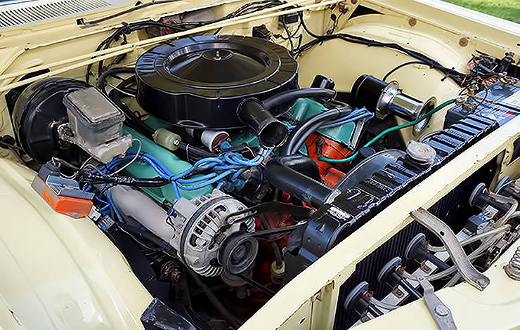 440 cui engine in 1968 Chrysler Newport with Sports Grain Option