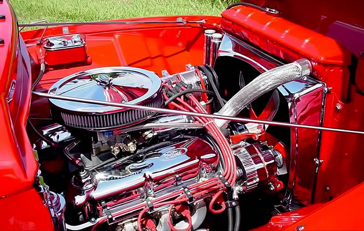 Rod Reprogles 1953 Ford F-100 engine