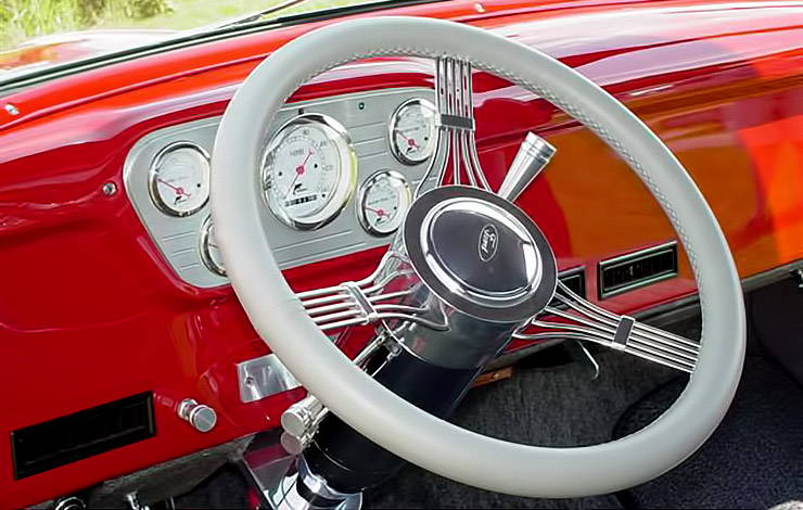 Rod Reprogles 1953 Ford F-100 interior