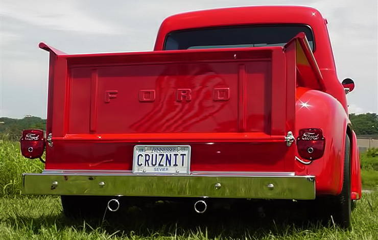 Rod Reprogles 1953 Ford F-100 rear end