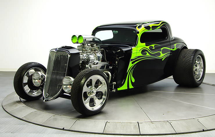 1934 Ford Coupe Hot Rod front left