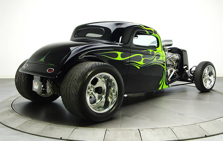 1934 Ford Coupe Hot Rod rear right
