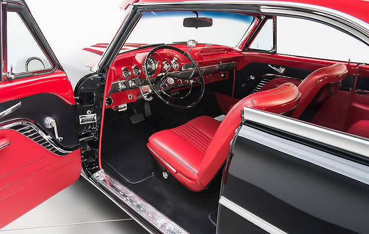 1953 Mercury Monterey hot rod interior