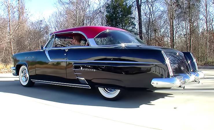 1953 Mercury Monterey hot rod on the road