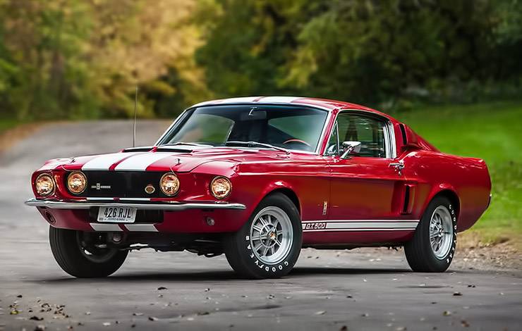 Candy Apple Red 1967 Shelby GT500 Fastback