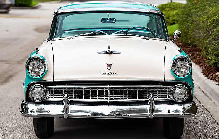 1955 Ford Fairlane Crown Victoria front end
