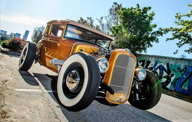 Danny Bacher's 1931 Ford Model A Coupe Hot Rod built by Mills & Co.