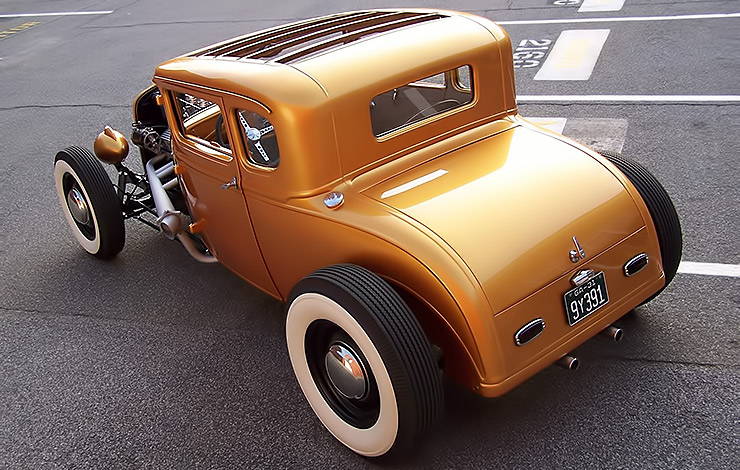 1931 Ford Model A Coupe Hot Rod built by MillsCustoms