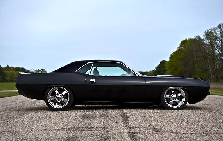 1973 Plymouth 'Cuda "Blackend" right side