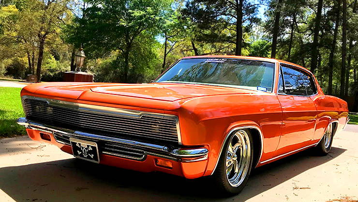 1966 Chevrolet Caprice known as The Huntress front end