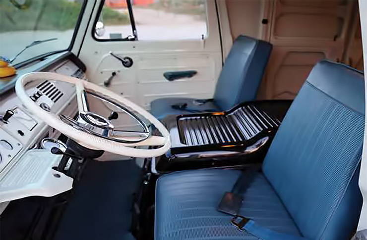 1967 Ford Econoline cargo van interior