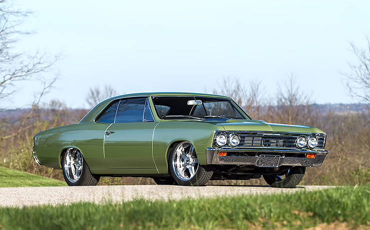 1967 Chevy Chevelle named Relentless right front three quarter