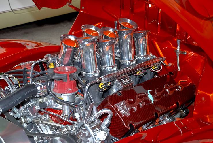 514 cubic inch engine in 1939 Ford Coupe Street Rod