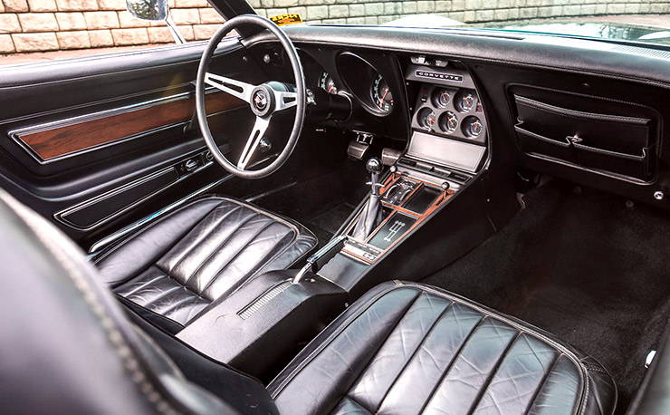 1971 C3 Chevrolet Corvette LS5 Stingray interior