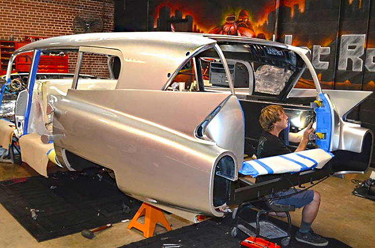 1960 Cadillac Fleetwood Custom Limo Thundertaker final assembly