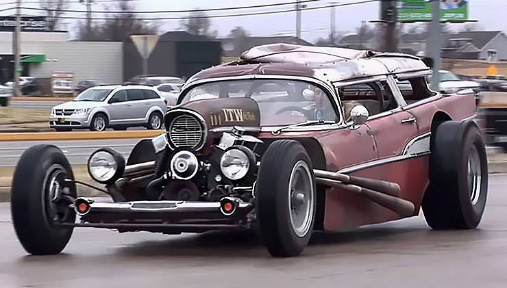 Rick Newberry’s 1957 Chevy Nomad Rat Rod