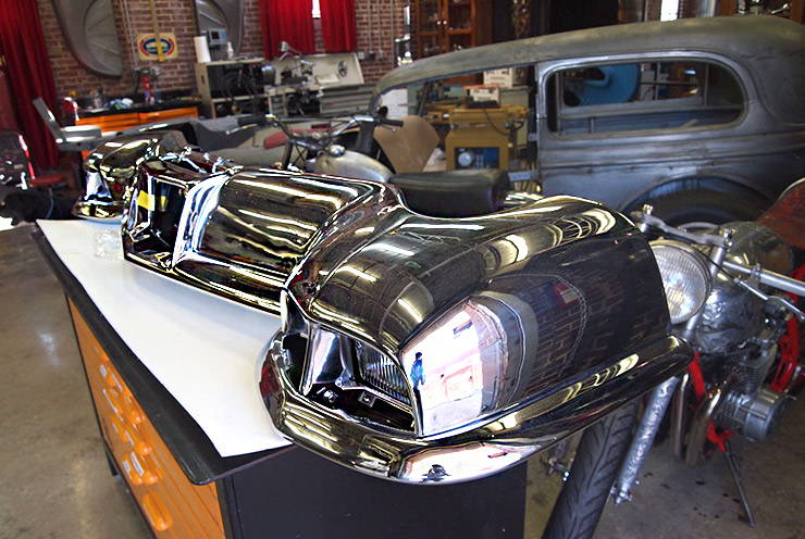 1960 Cadillac Thunderbraker the massive front bumper