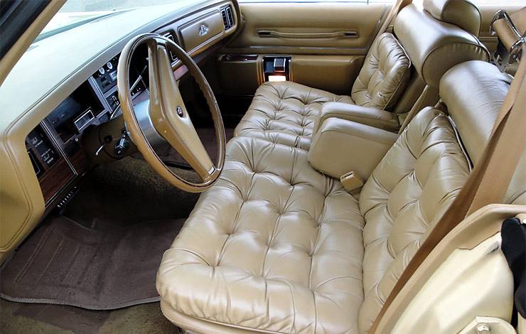 Corinthian Leather - Chrysler Cordoba interior