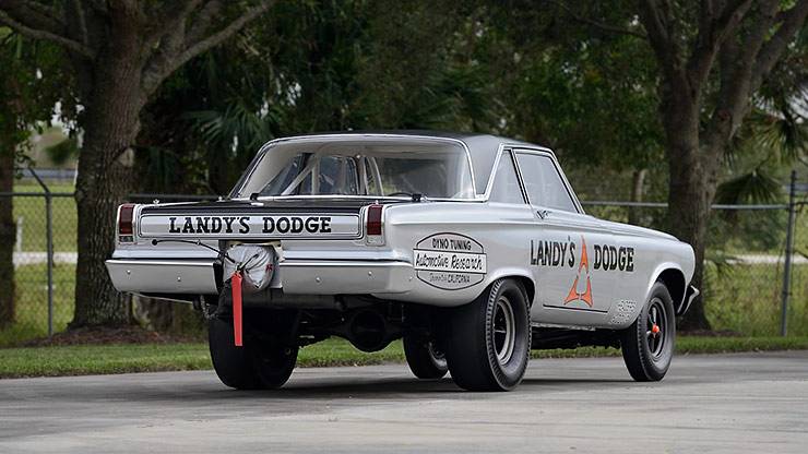 Dick Landy’s 1965 Dodge Hemi Coronet rear end