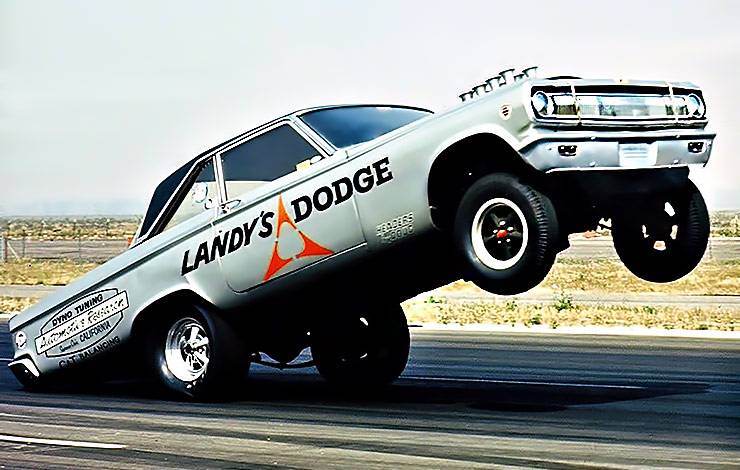 Dick Landy’s 1965 Dodge Hemi Coronet wheelie