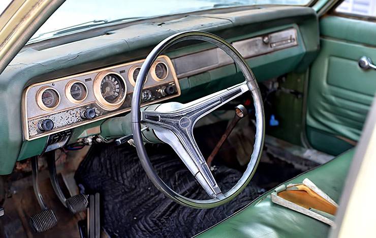 1969 AMC Rambler Wagon sleeper interior