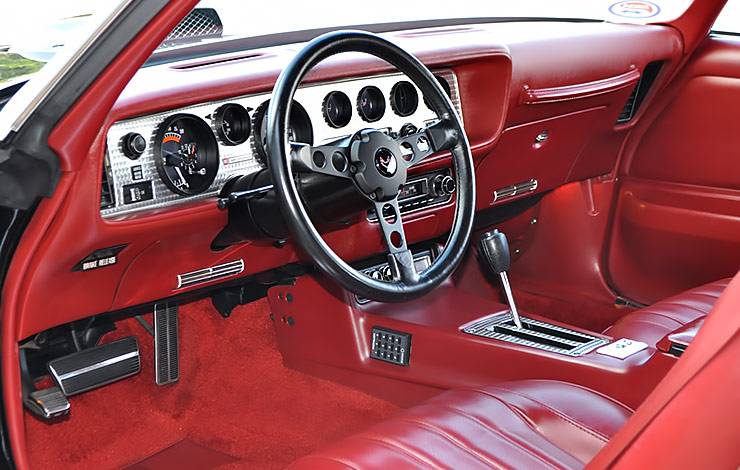 1976 Pontiac Trans Am red interior