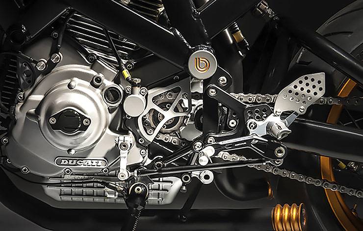 Ducati engine in Bimota DB3.5 by Analog Motorcycles