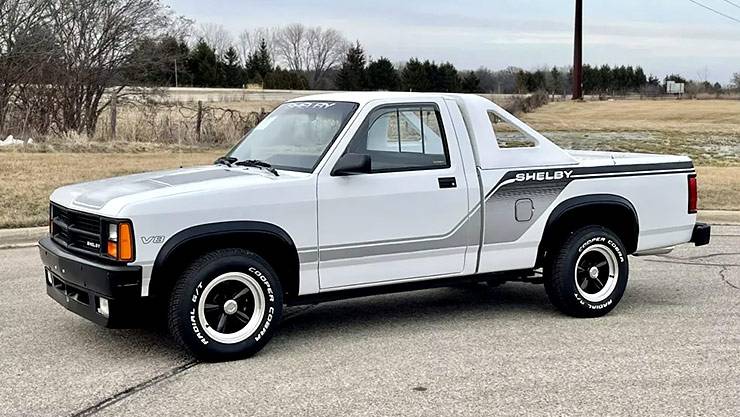 1989 Dodge Shelby Dakota pickup white