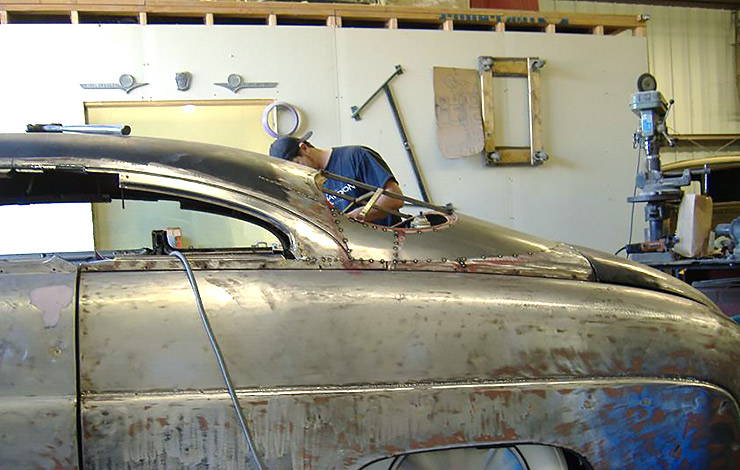 1949 Mercury Coupe chopping top