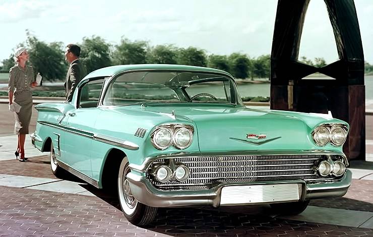 1958 Chevrolet Bel Air Impala two-door coupe