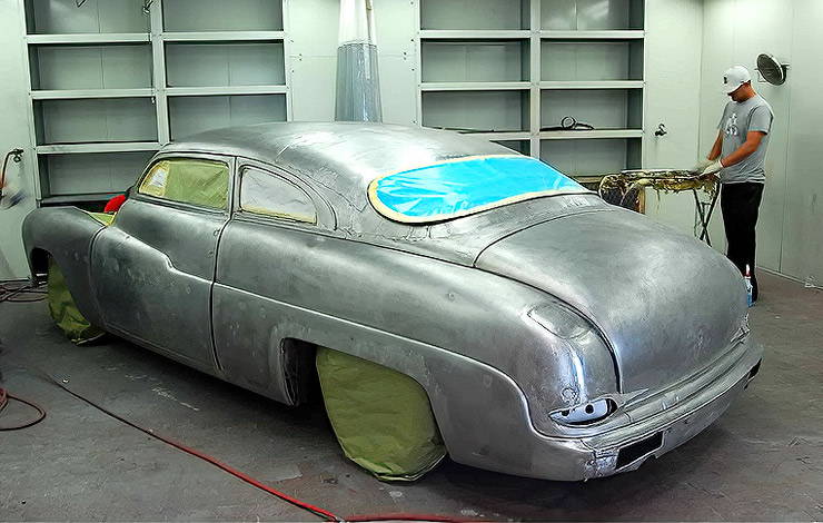 1950 Mercury Custom Coupe Wasabi restoration