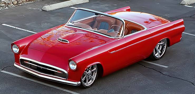 1955 Ford Thunderbird custom left top