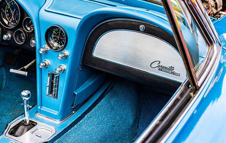 1965 Corvette 'Blue Angel' interior