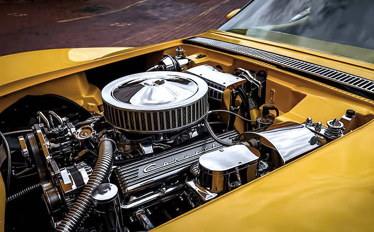 1972 Chevy C3 Corvette LoVette engine