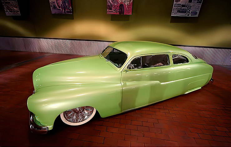 Green 1950 Mercury Custom Coupe Wasabi left side