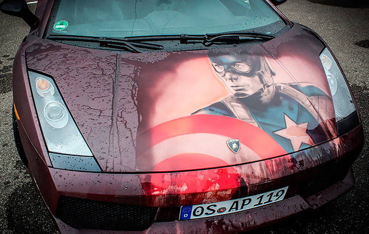 Lamborghini Gallardo Captain America