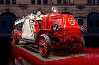 1919 Mack model AC Firetruck in Hall Of Flame Museum