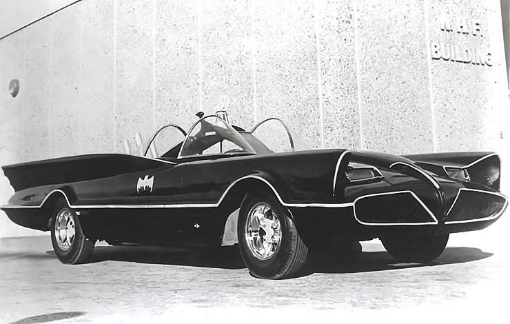 Batmobile car in 1965