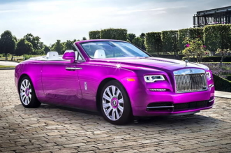 Pink Rolls-Royce 'Dawn in Fuxia'