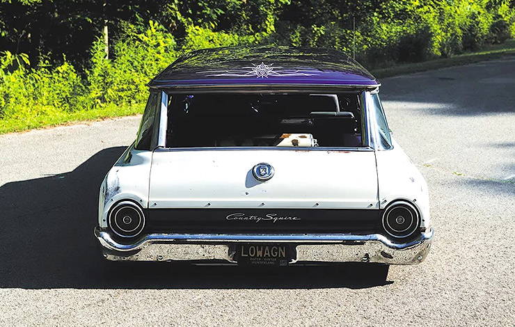Diesel powered 1962 Ford Country Squire rear end