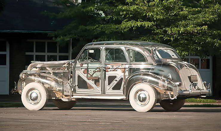 Pontiac Ghost Car - the first fully-sized transparent car in america