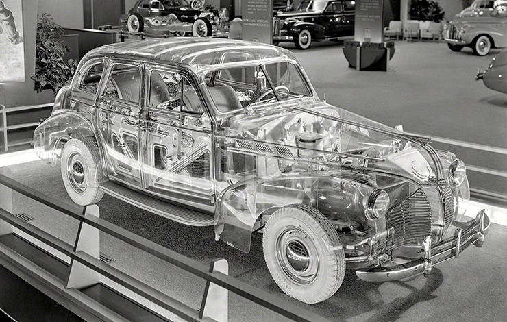 See-through Ghost Car 1939 Pontiac Deluxe Six Plexiglas