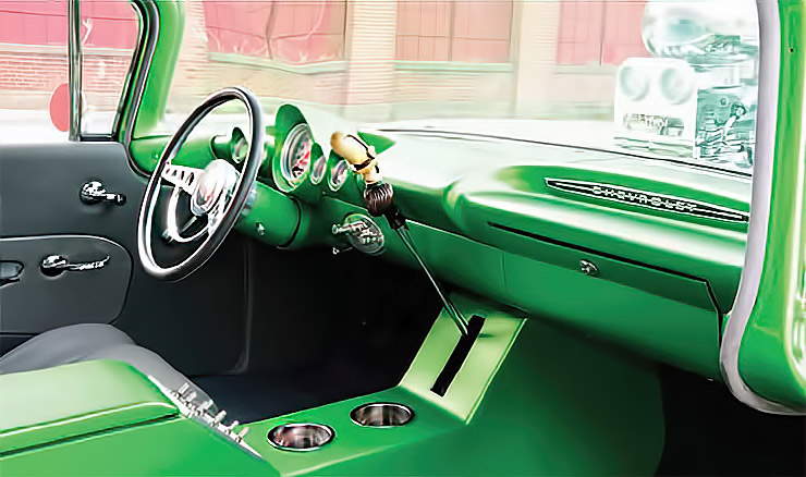 Mike Rowell's 1960 Chevrolet Parkwood wagon interior