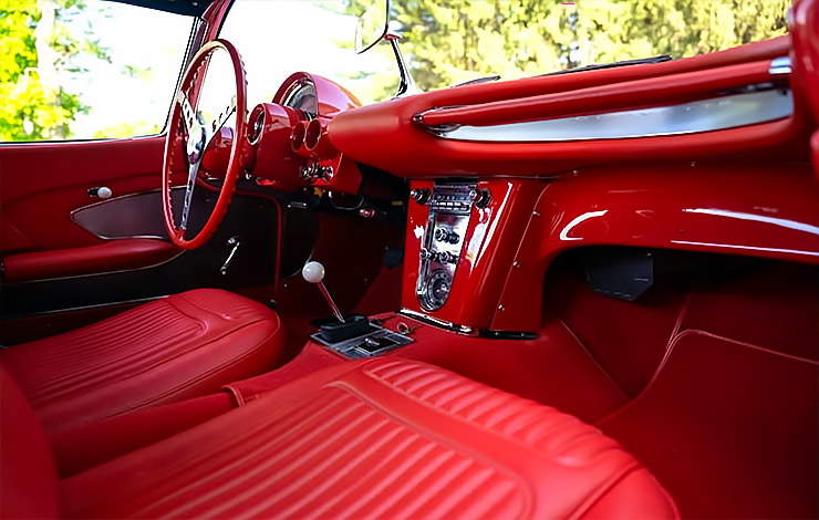1958 Chevrolet Corvette interior