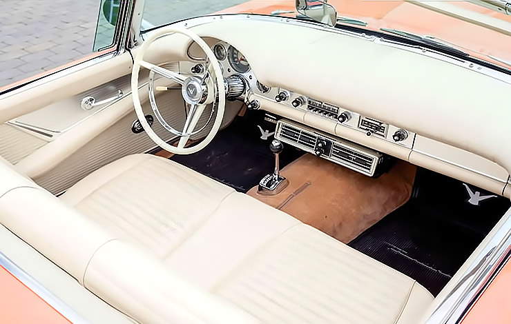 1957 Ford Thunderbird interior