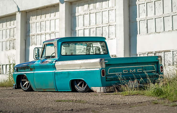 1966 GMC C10 JUXTA rear left end